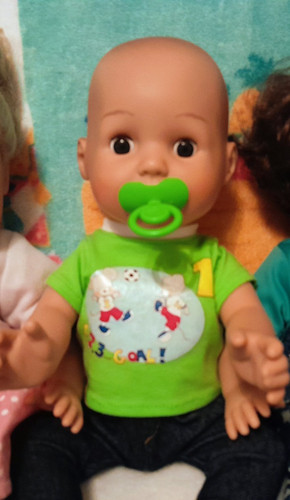 Babypuppe junge mit - cm,