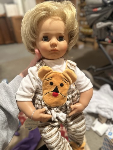 Schildkröt babypuppe blond - schildkröt,